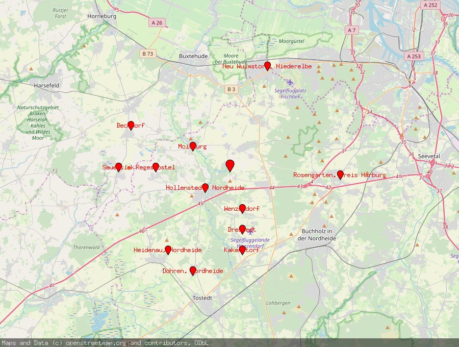 Landkarte von Appel, Nordheide